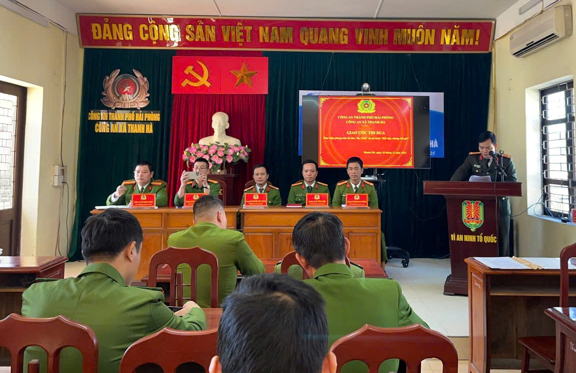 Công an xã Thanh Hà: Phát động, triển khai mô hình “Hết việc, không hết giờ”